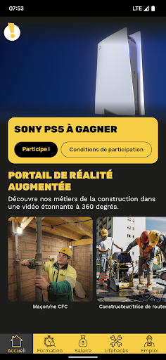 Android application Let's Work screenshort