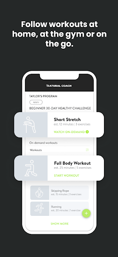The Natural Coach App Screen 2