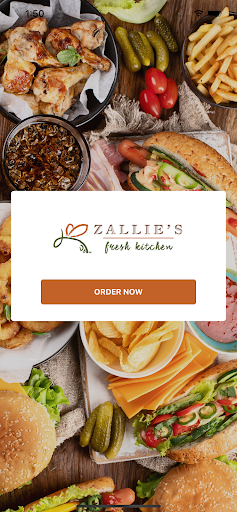 Android application Zallie's Fresh Kitchen screenshort