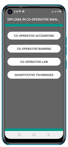 DIPLOMA IN CO-OPERATIVE PAPERS Screen 3