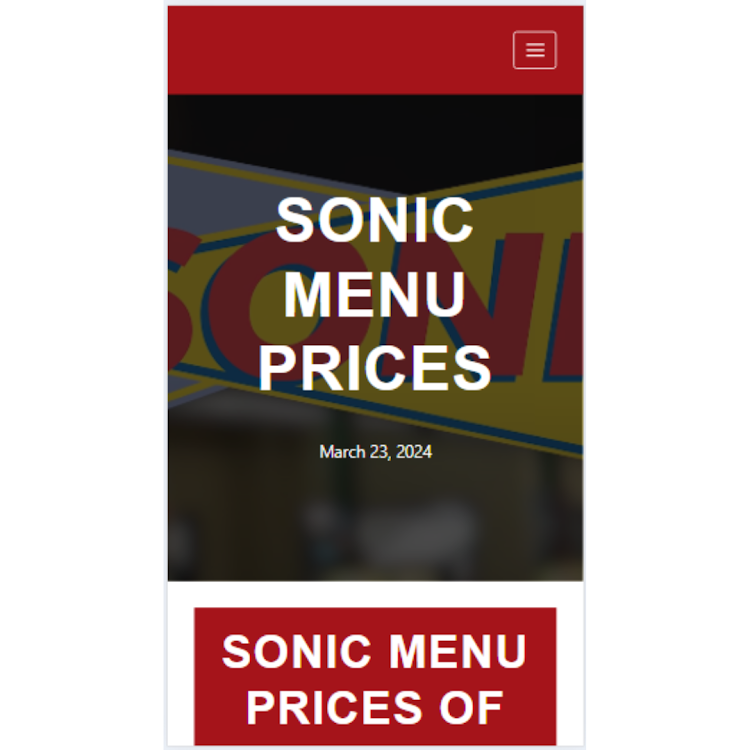 Sonic Menu - 1.7 - (Android)