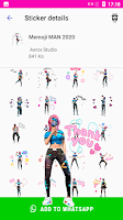 F F Stickers -WAStickerApps 2020 APK capture d'écran Thumbnail #10