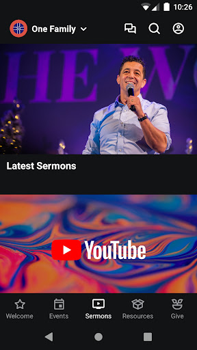 One Family Church Screen 3