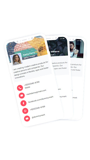 Android application VCard - Digital Visiting Card screenshort