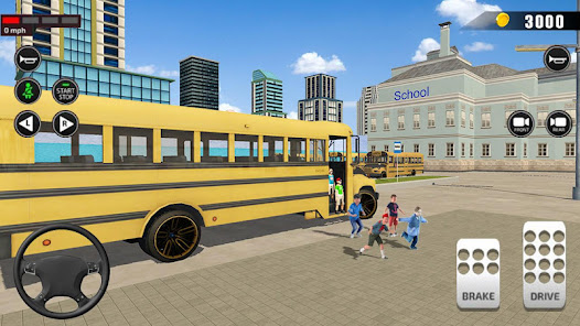 Captura 20 fuera del camino escuela bús android