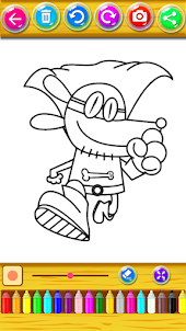 Dog man Coloring Pages
