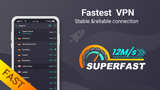 Touch VPN - Fast Wifi Security