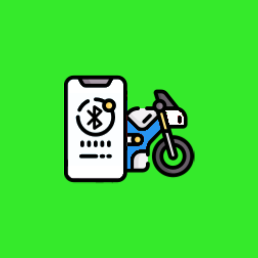 Motorcycle bluetooth NLD TECH logo