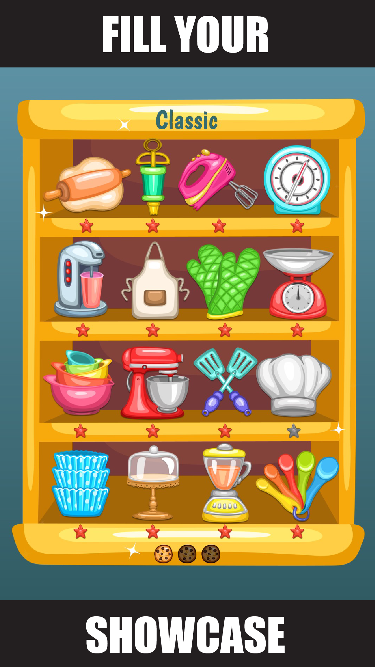 Android application Cookies Inc. - Clicker Idle Game screenshort