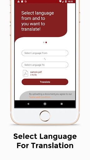 PDF Document Translator Screen 3