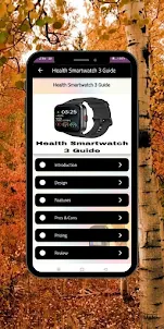 Guia de Saúde Smartwatch 3