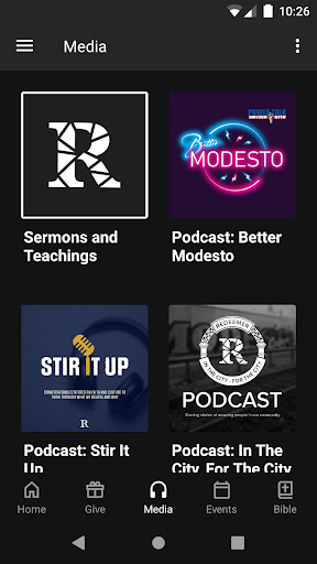 Redeemer Modesto App Screen 2