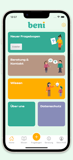 Android application beni screenshort