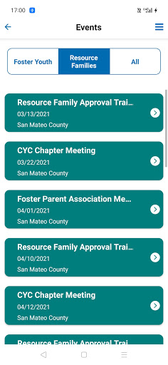 Foster Connect Screen 2