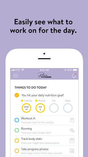 Android application Phoenix Fitness Online screenshort