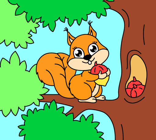 Coloring pages for children: animals screenshots 6