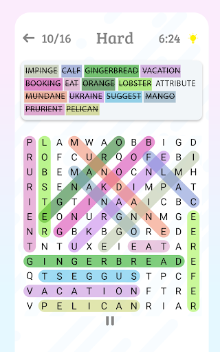 Word Search Puzzle - Free Word Game and Word fun screenshots 13