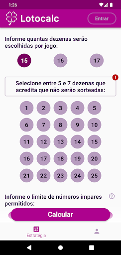 Lotocalc Screen 2