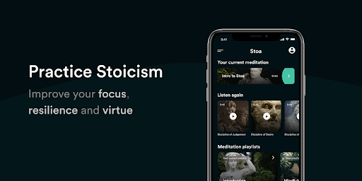 Screenshot of Stoa: Stoic Meditation