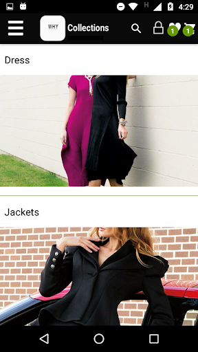 Android application Why Dress screenshort