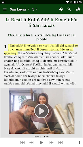 Android application Kekchi Bible (official orth) screenshort