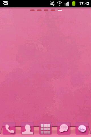 Theme Pink GO Launcher EX Screenshot
