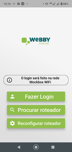 Android application Webby WiFi screenshort