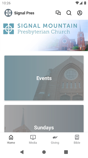 Android application Signal Mountain Presbyterian screenshort