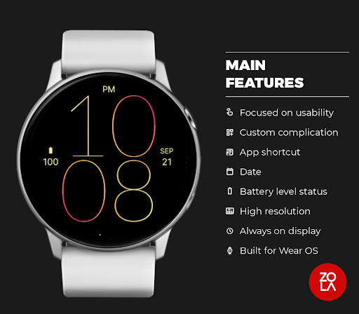 Happy Line Watch Face screenshot 1