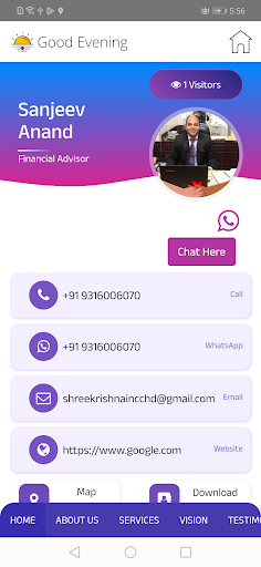 Android application Sanjeev Anand screenshort