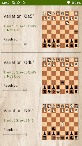 Chess - Scandinavian Defense Screen 2