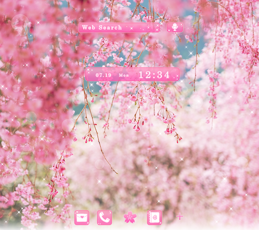 Android application Weeping Cherry Blossom screenshort