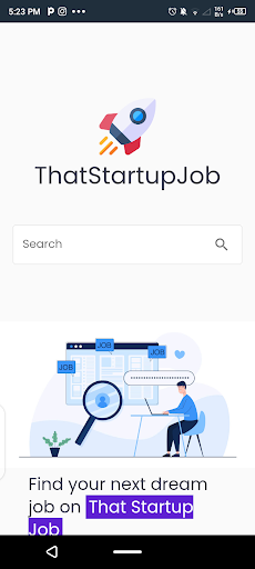 Startup Jobs Screen 3