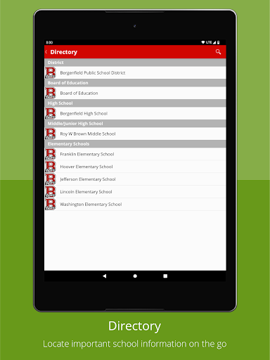 Bergenfield Public Schools Screen 2