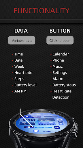 Klein Blue Dynamic For Wear OS Screen 2