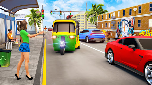 Real Rickshaw Driving Games 3d 1.6 screenshots 1