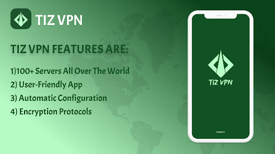TizVpn - فیلترشکن پرسرعت و قوی