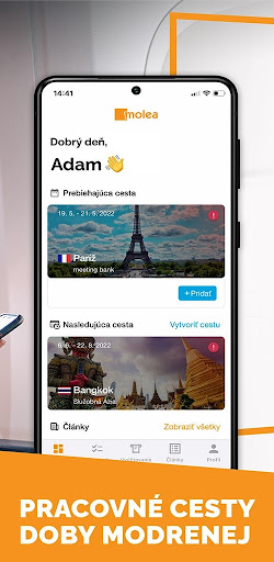 Android application Molea screenshort