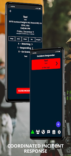 Android application Incident Responder screenshort