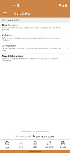 Lightning Home Loans Screen 2