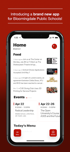Android application Bloomingdale Public Schools MI screenshort