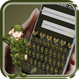 Green Army Camouflage Keyboard icon