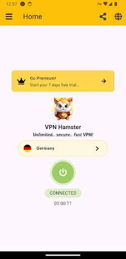 VPN App - Super VPN Hamster Screen 2