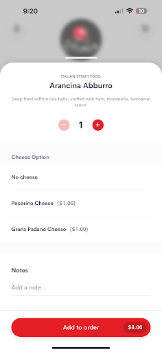 Rotonda Pizza Screen 2