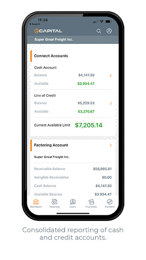 eCapital Mobile App Screen 2