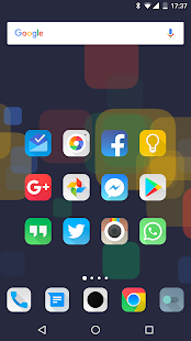 Aurora UI Square - Icon Pack Captura de tela
