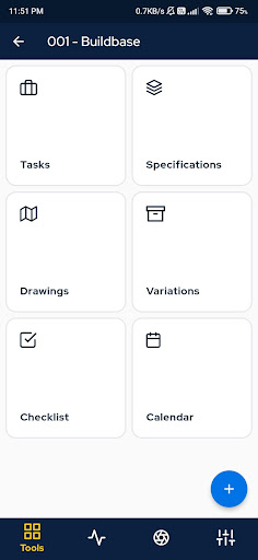 Android application Buildbase screenshort