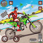 Spider Superhero Bike Stunt