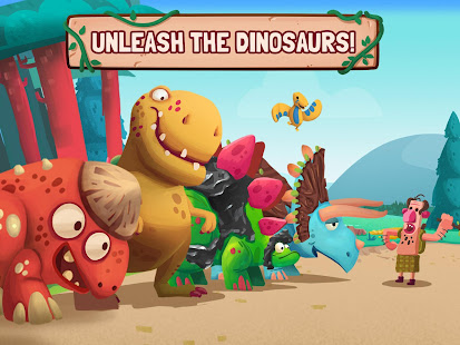 Dino Bash - Dinosaurs v Cavemen Tower Defense Wars 1.6.2 APK screenshots 2