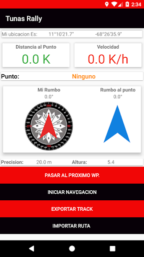 Android application RallyCal screenshort